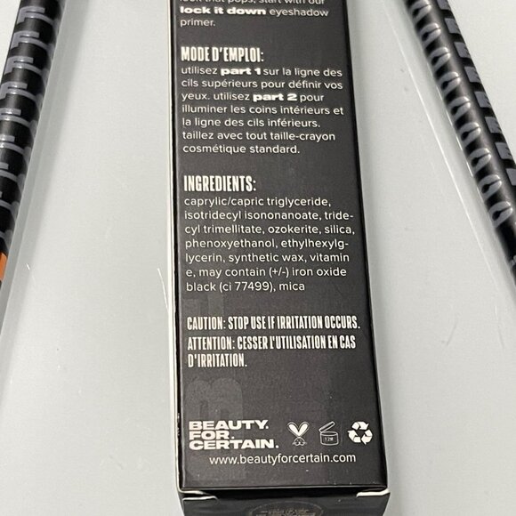 Beauty For Certain BNIB Navy Blue & Bronze Perfect Collab Eyeliner Pencil Set - Picture 8 of 9